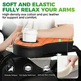 golf cart armrest with cup holder